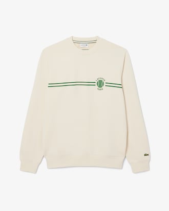 Men's Tennis Printed Fleece Sweatshirt