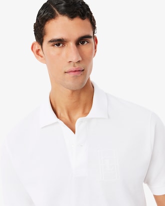 Classic Fit Embroidery Detail Petit Piqu&eacute; Polo