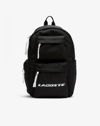 Unisex Contrast Inscription Backpack