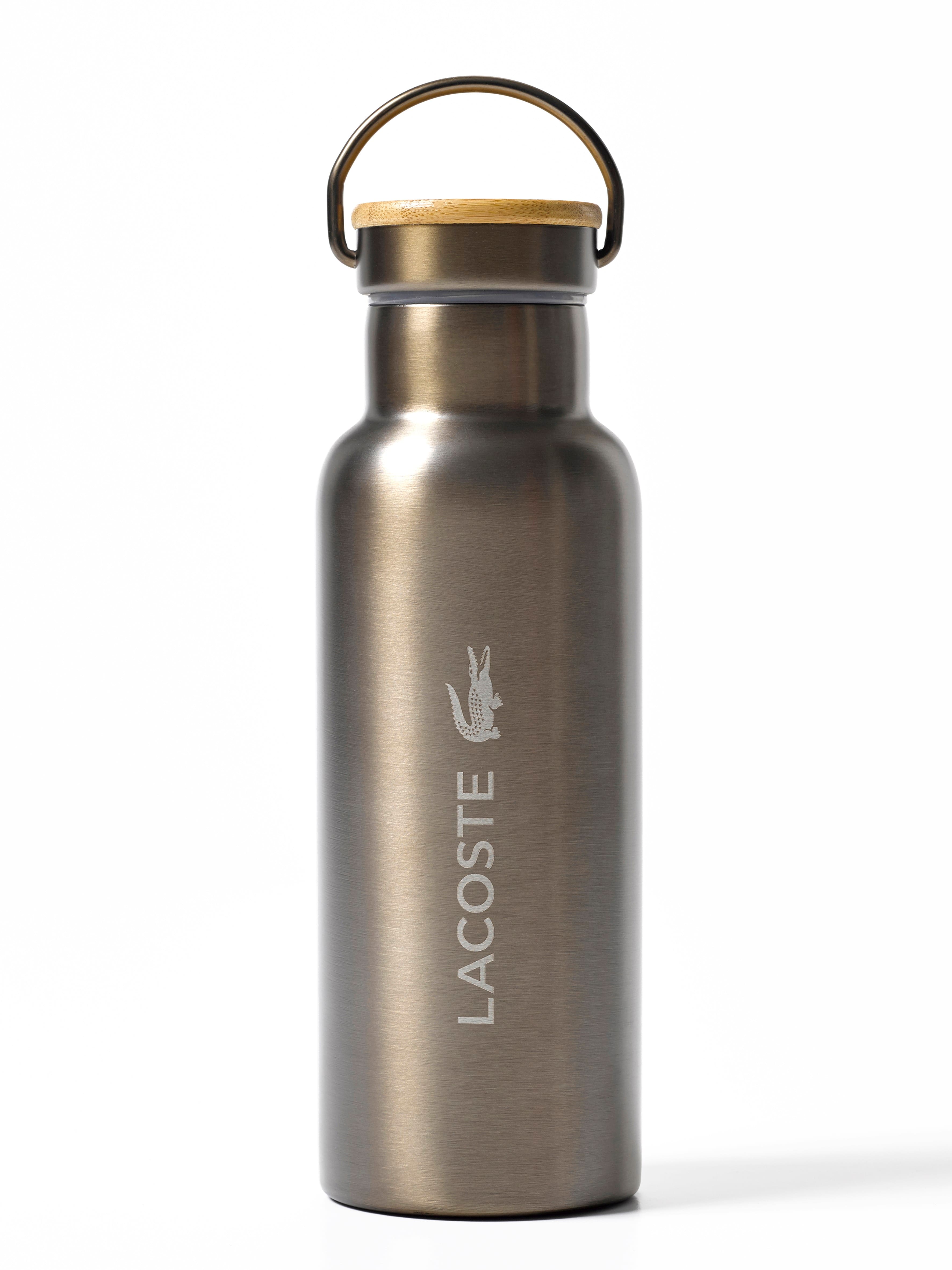 Stainless Steel and Bamboo Water Bottle - All Men's