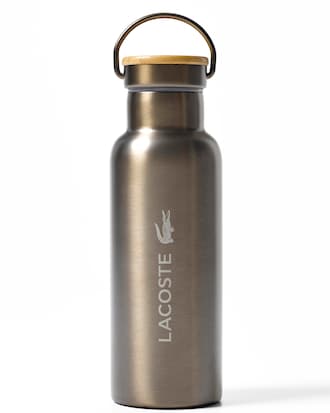 Stainless Steel and Bamboo Water Bottle