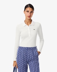 Women's Slim Fit L.12.D Ribbed Cotton Polo