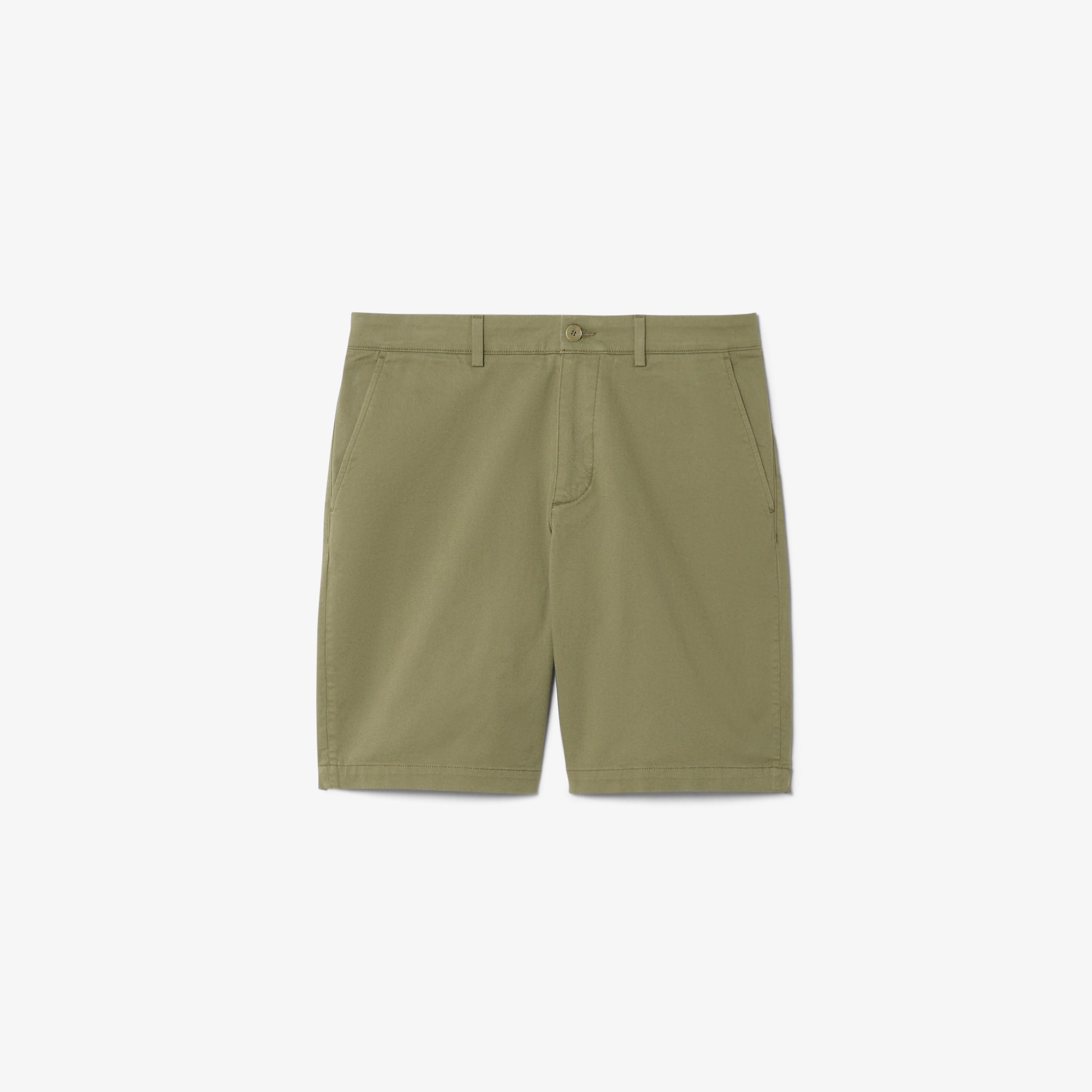 Regular Fit Stretch Cotton Chino Bermuda Shorts - Shorts & Swim