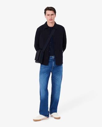 Men's Classic Flap Close Shoulder Bag