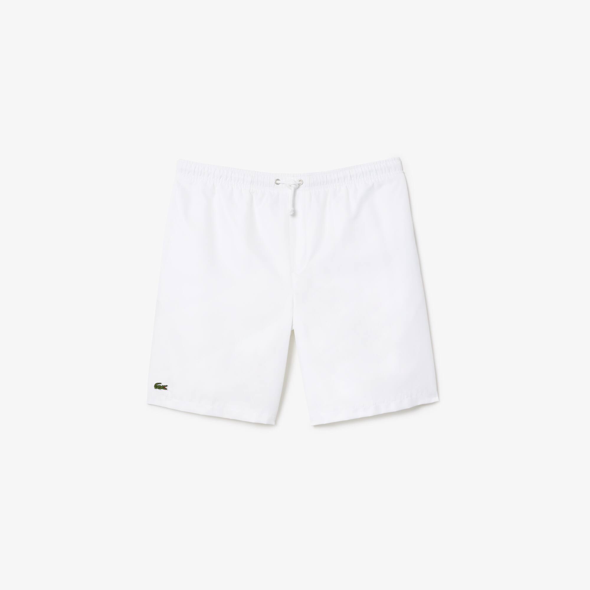Men's Lacoste SPORT tennis shorts in solid diamond weave taffeta LACOSTE