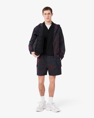 Men's Ombr&eacute; Print Nylon Cargo Shorts