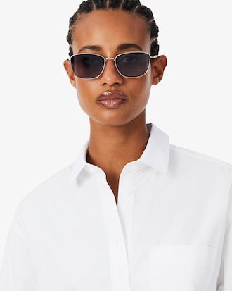 Camisa Oversized De Algod&oacute;n Y Popelina
