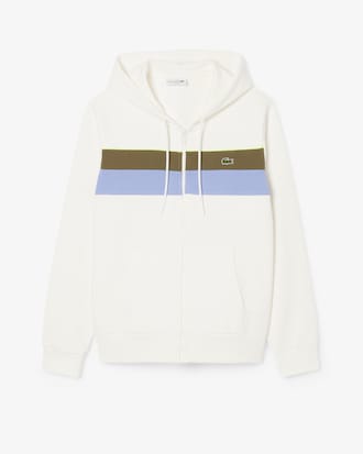 Men's Zip-Up Colorblock Hoodie