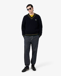 Relaxed Fit Elasticated Waist Denim Pants