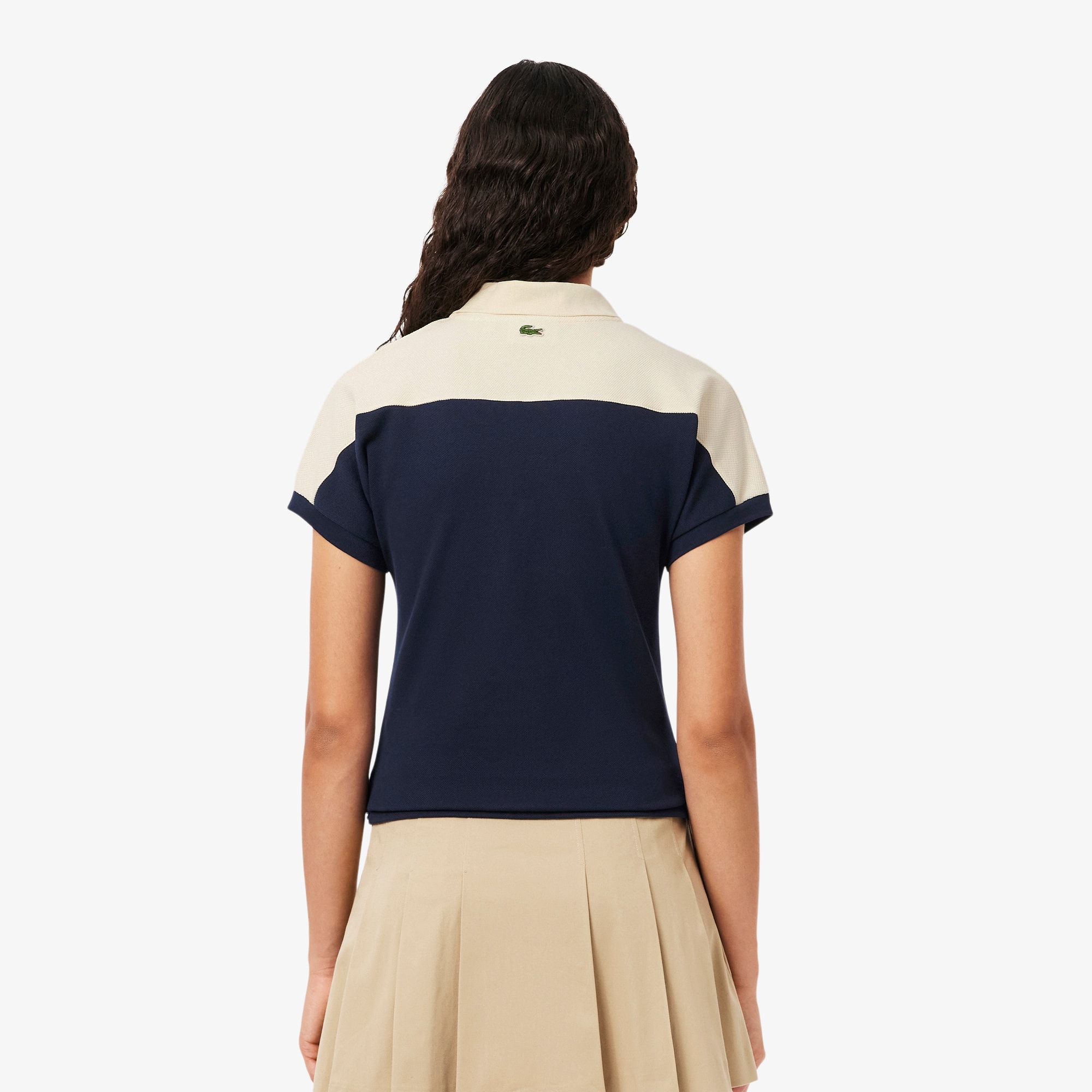 Women's Made France Slim Fit Striped Polo