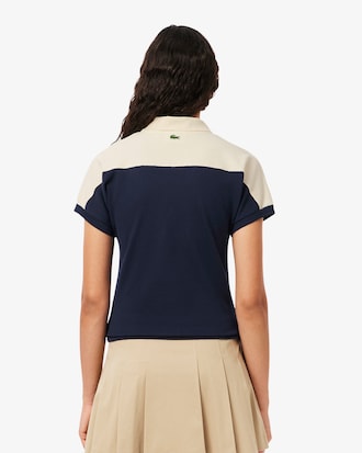 Women's Made In France Slim Fit Striped Polo