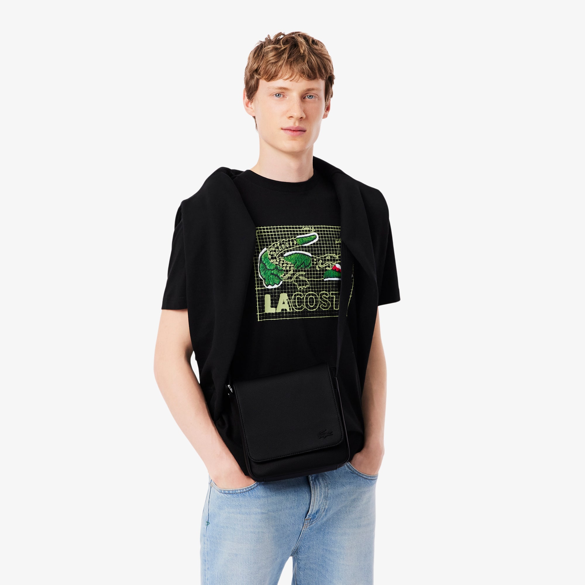 Classic Flap Close Shoulder Bag - Bags - New In 2025 | Lacoste