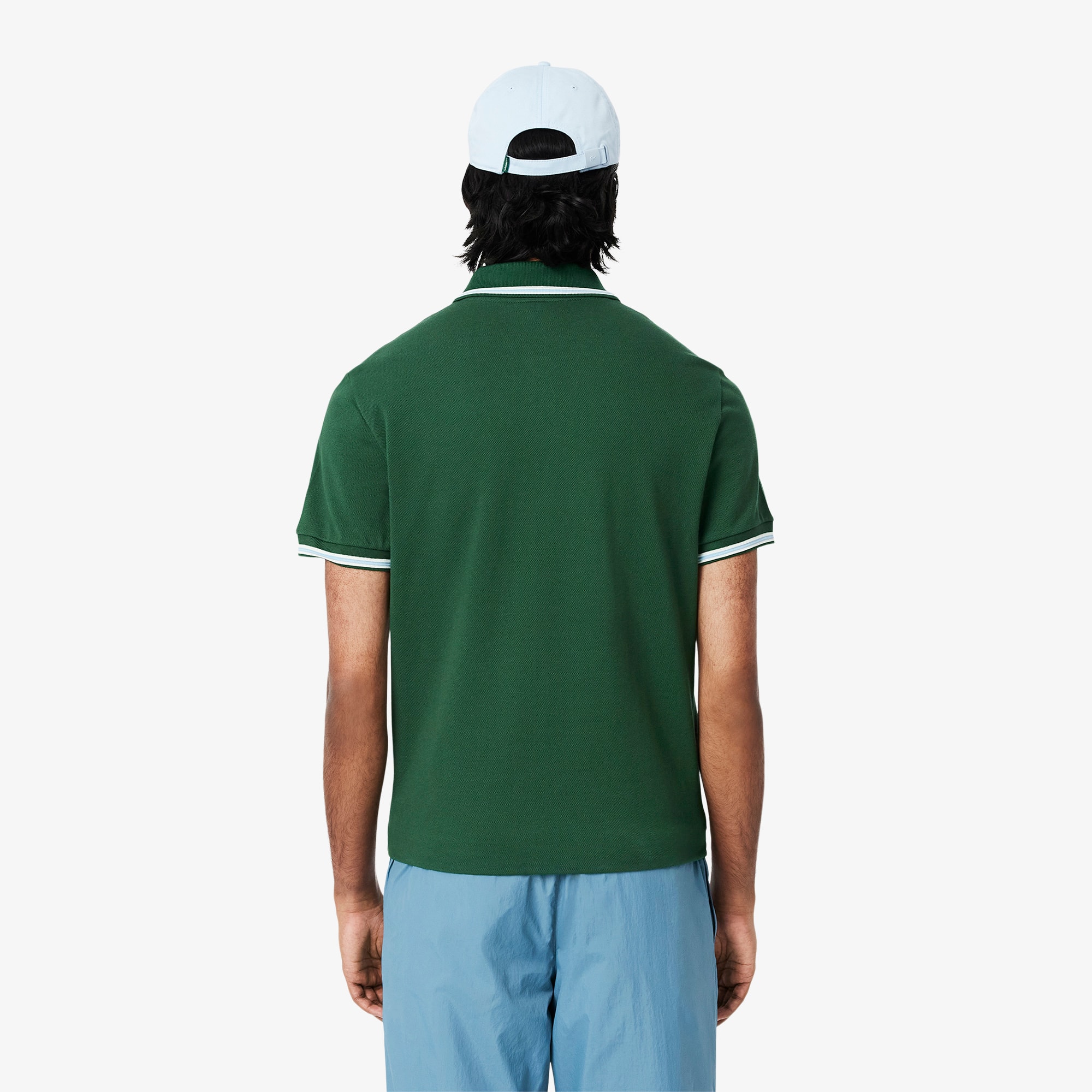 Tシャツ・カットソー LACOSTE Men T Shirts 1212 BMY Green Men's Regular Fit Trim Accent L.12.12 Polo - Polo Shirts