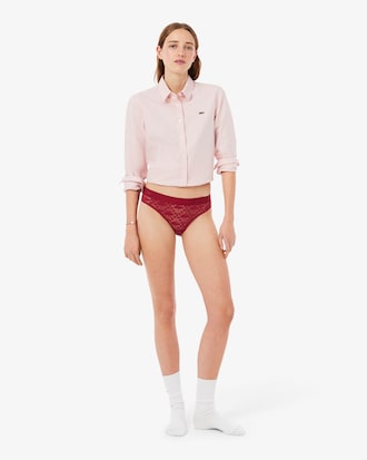 Logo Waist Mesh Briefs