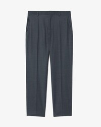 Regular Fit Felted Wool Suit Pants