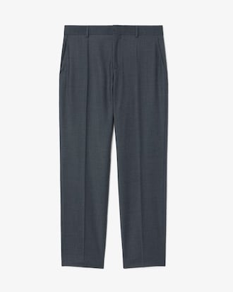 Regular Fit Felted Wool Suit Pants