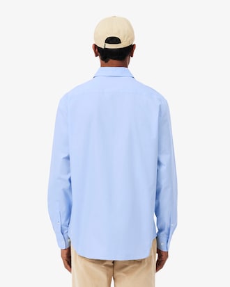 Camisa de Corte Regular de Algod&oacute;n Texturizado