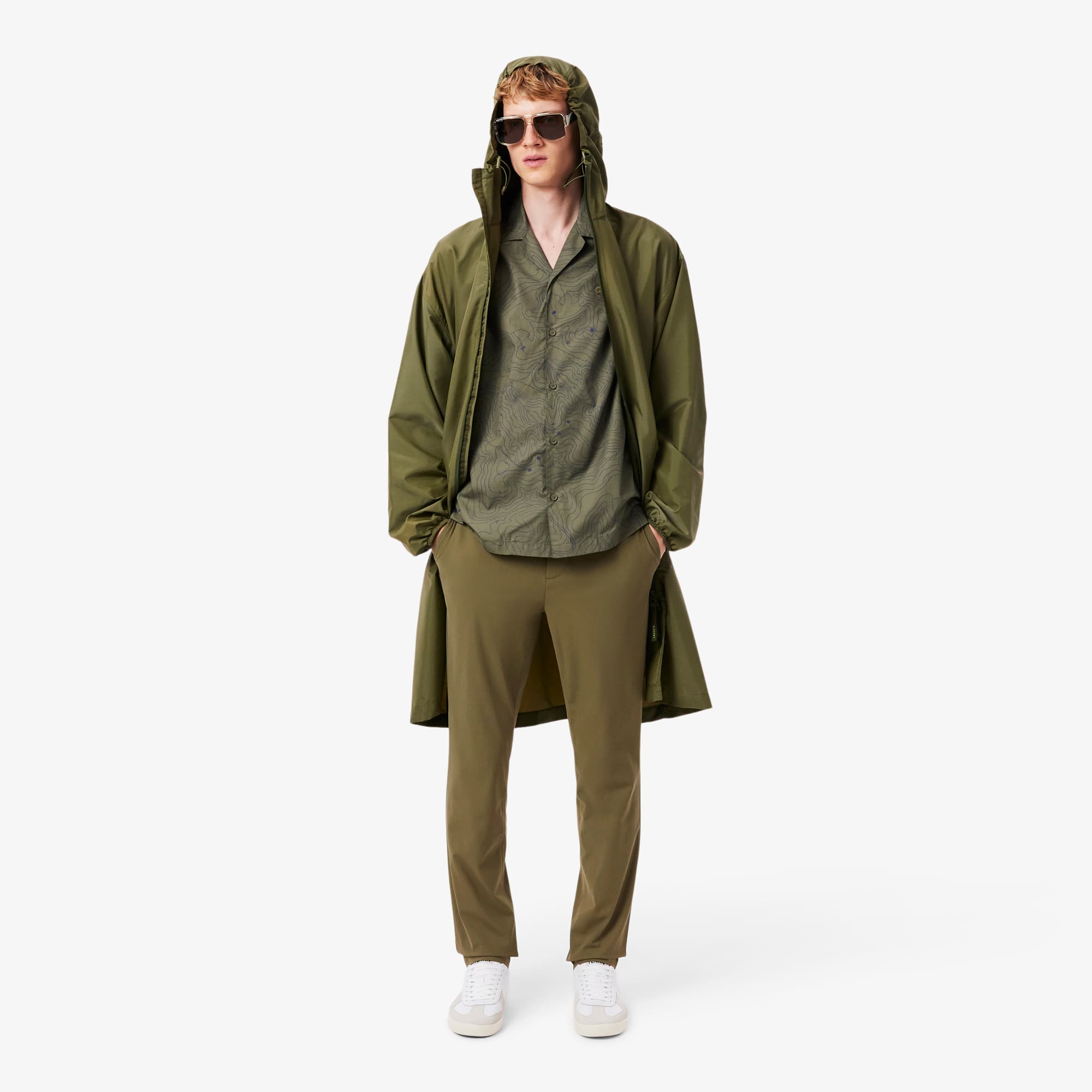 Lacoste Men's Slim Fit Commuter Pants - 33 In Green