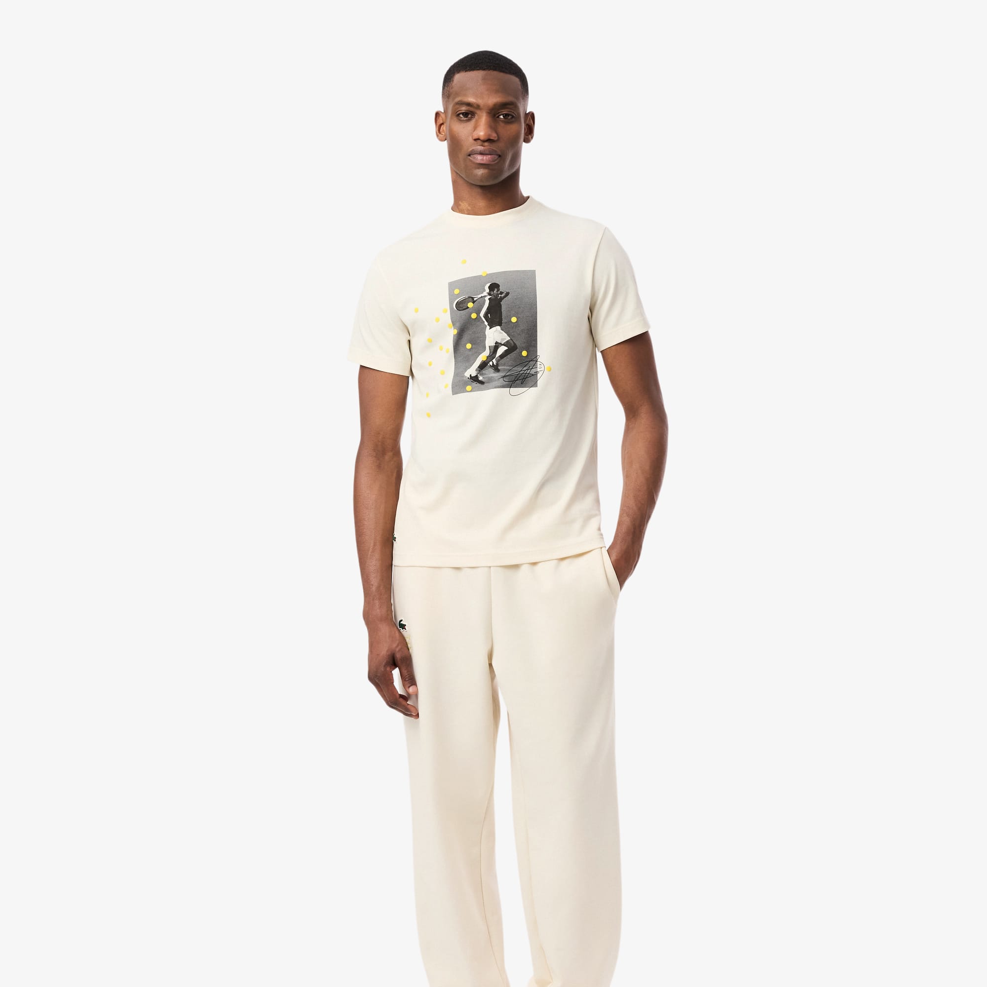 Lacoste Tennis x Novak Djokovic Graphic T-Shirt - All Men's