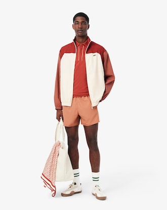 Men's Water-Repellent Colorblock Track Jacket