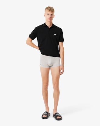 Men's 3-Pack Silver Waist Short Trunks