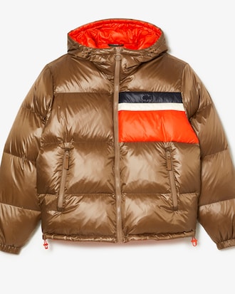 Men's Reversible Colorblock Accent Down Jacket