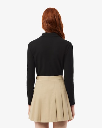 Women's Slim Fit L.12.D Stretch Mini Piqué Polo