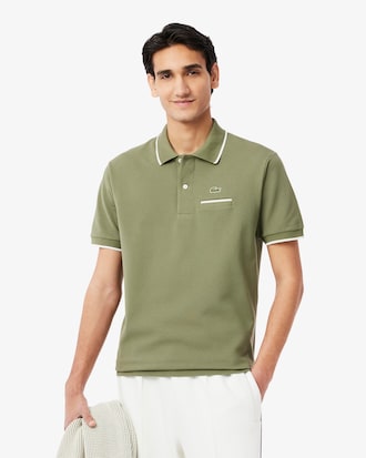Men's Classic Fit Pocket Accent L.12.12 Polo