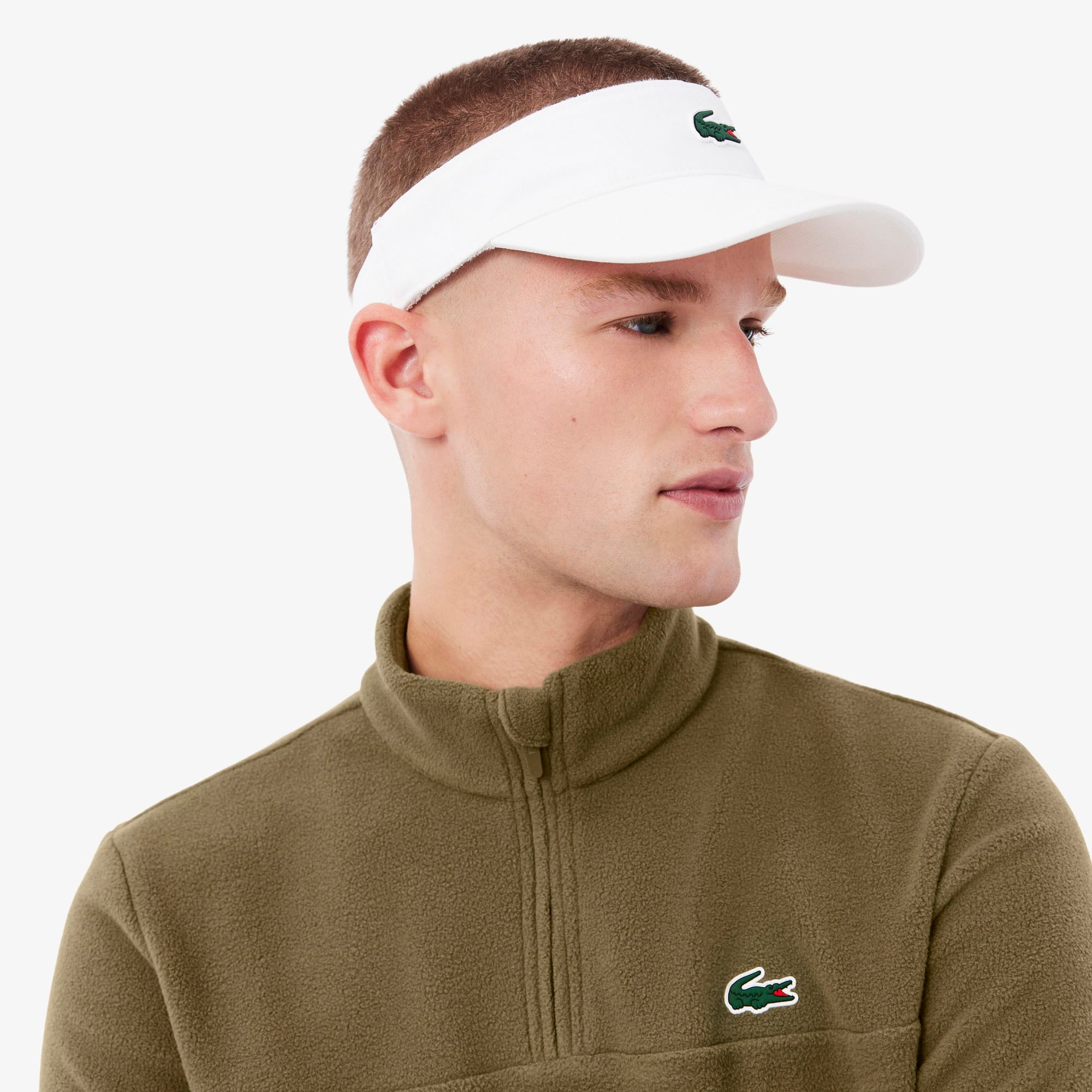 Men's Polar Fleece Quarter-Zip Golf Top