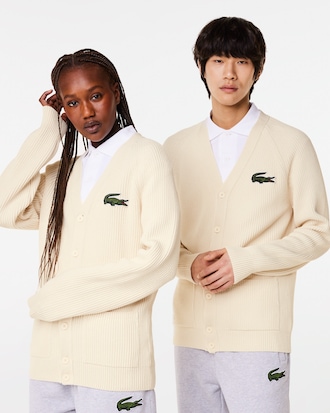 Unisex V-Neck Organic Cotton Cardigan