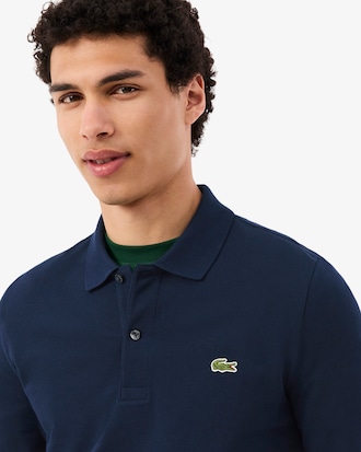 Men's Slim Fit L.12.12 Long Sleeve Polo