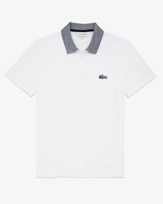 Men's Contrast Neck Cotton Polo