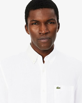 Men's Short Sleeve Linen Shirt  