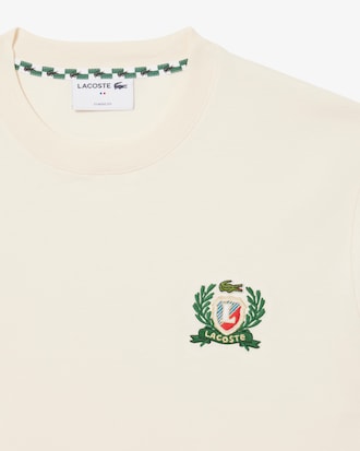 French Made Embroidered Badge T-shirt