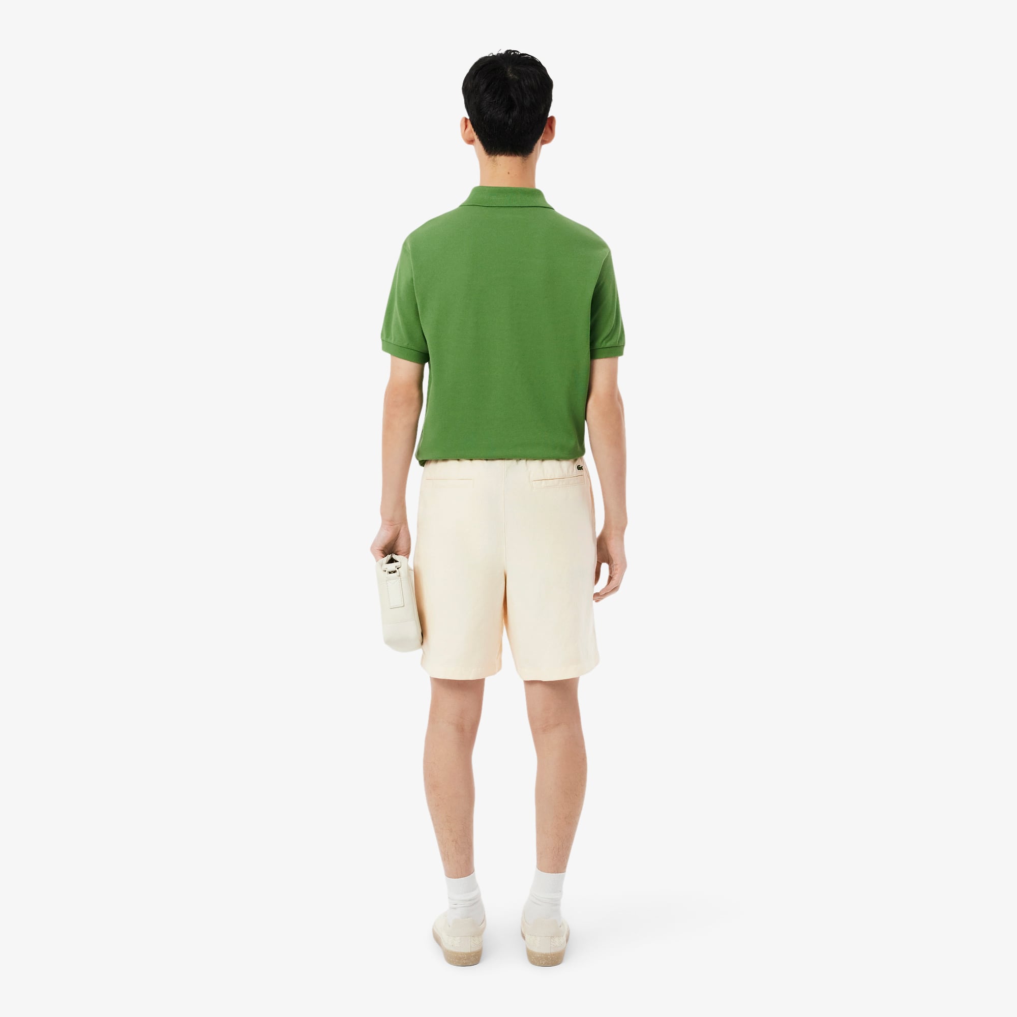 Regular Fit Linen Blend Twill Shorts