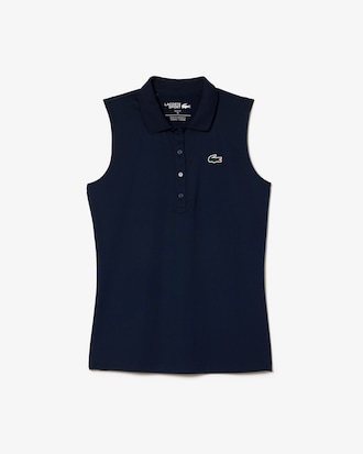 Women's Slim Fit UV Protect Stretch Golf Polo