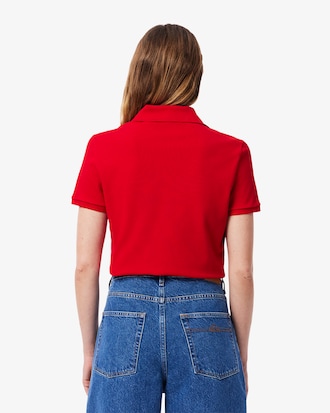Women's L.12.D Slim Fit Stretch Mini Piqué Polo