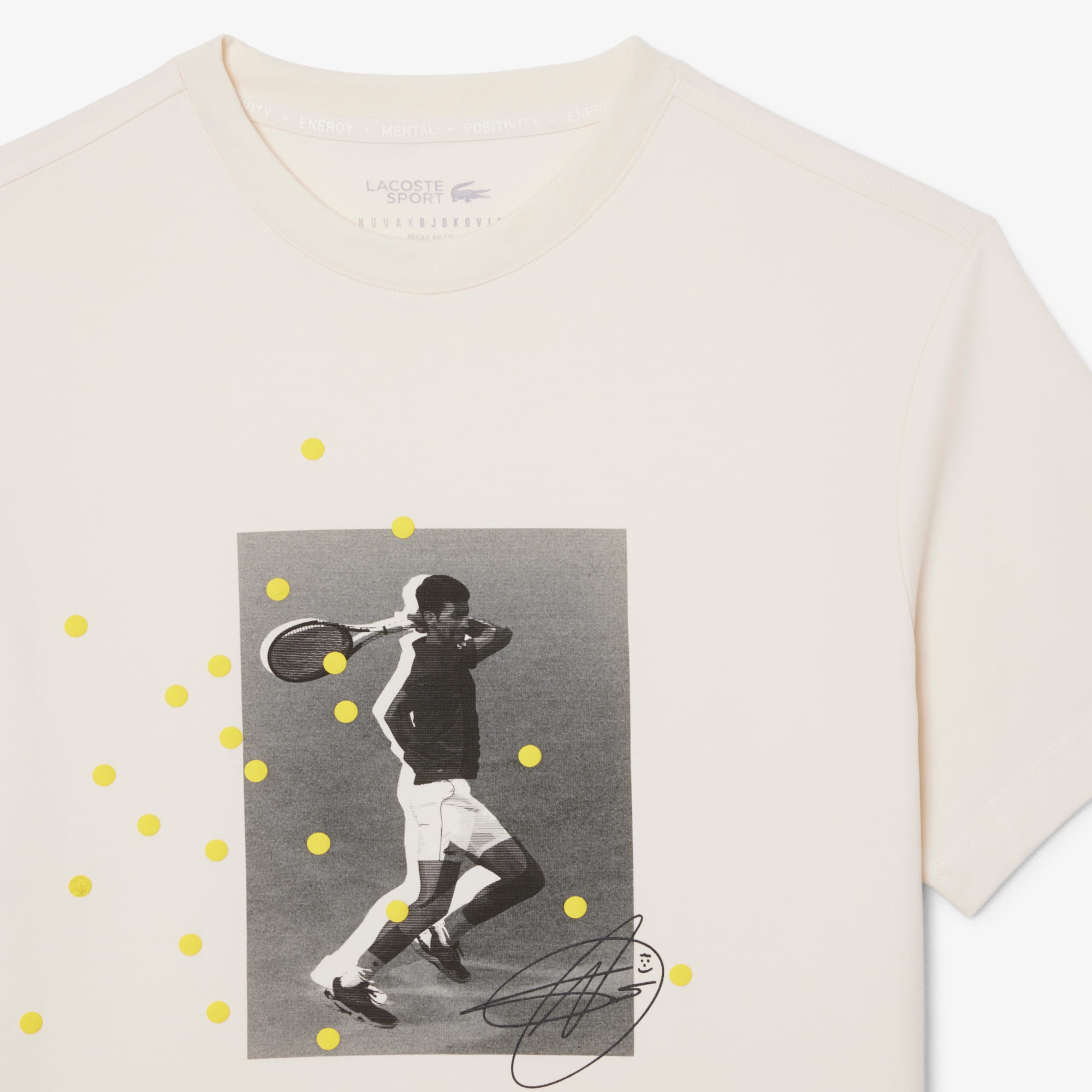 Lacoste Tennis x Novak Djokovic Graphic T-Shirt - All Men's