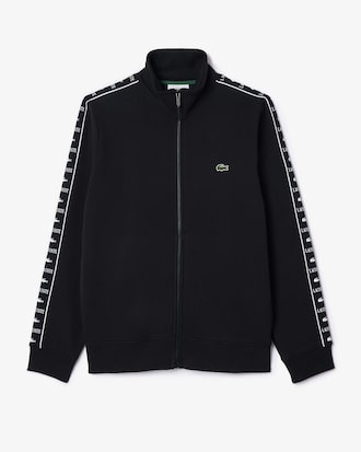 Men's Logo Stripe Zip-Up Sweatshirt