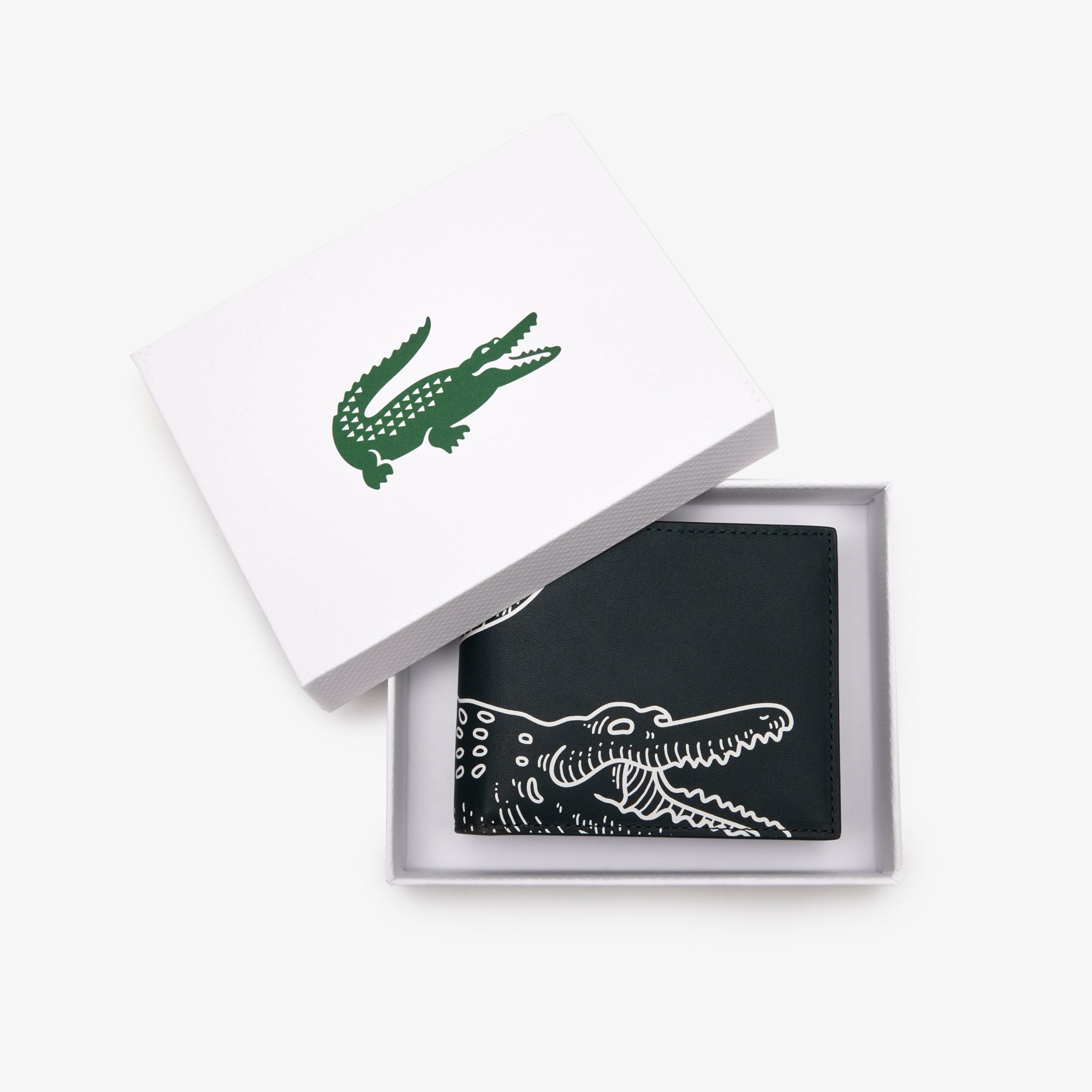 Small Contrast Print Wallet - Wallets & Small Leather Goods - New