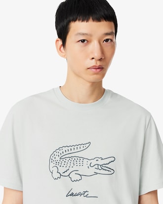 Playera de Descanso de Algod&oacute;n Estampado