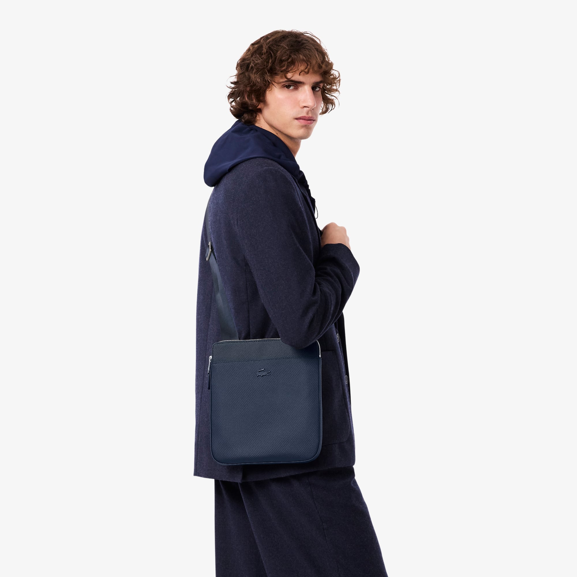 Chantaco Leather Shoulder Bag - Bags - New In 2026 | Lacoste