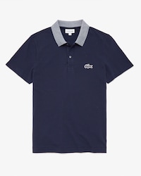 Men's Contrast Neck Cotton Polo