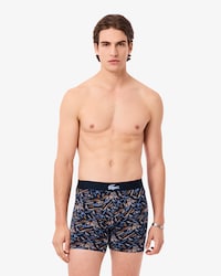 Men's Printed Stretch Cotton Boxer Briefs