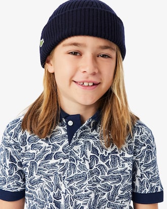 Crocodile Print Piqu&eacute; Polo Shirt
