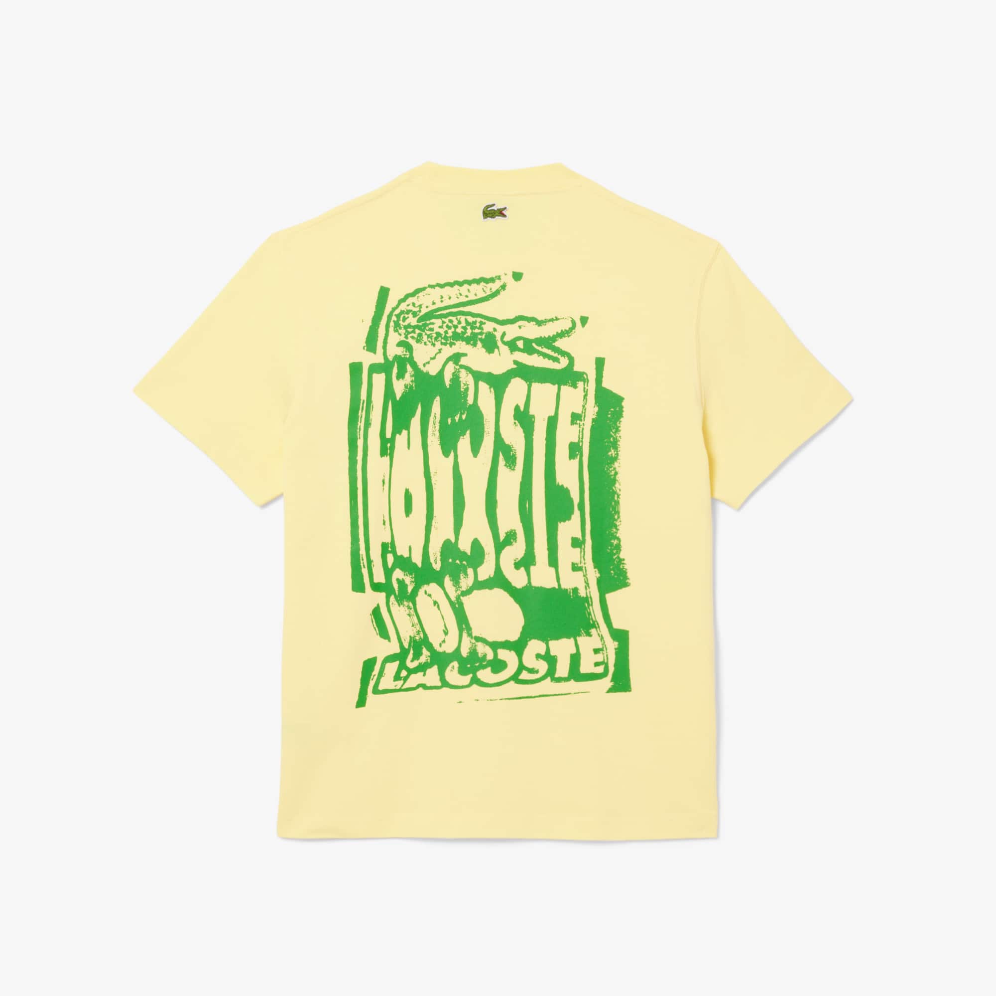 Men's Cotton Jersey Graphic T-Shirt - T-shirts - New In 2026 | Lacoste