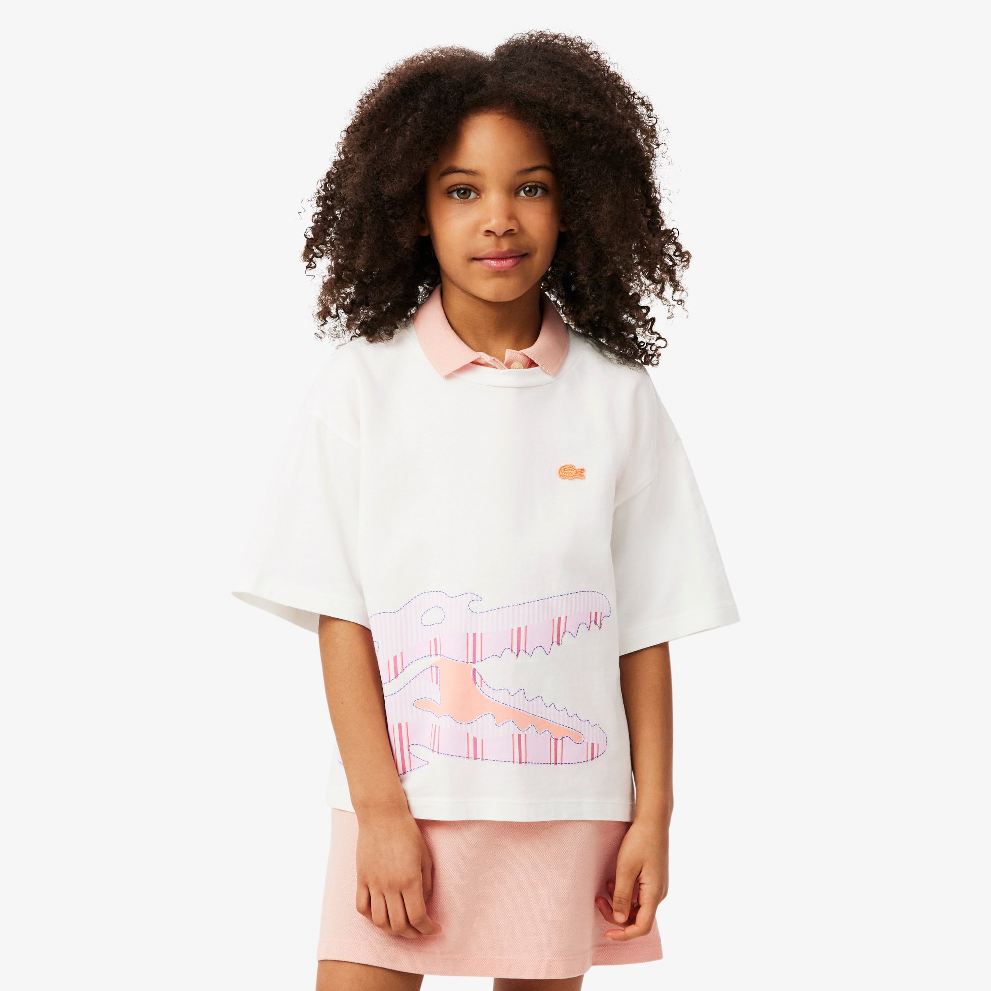 Crocodile Print Cotton T-Shirt - T-Shirts & Tops - New In 2026