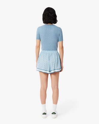 Women's Monogram Print Shorts