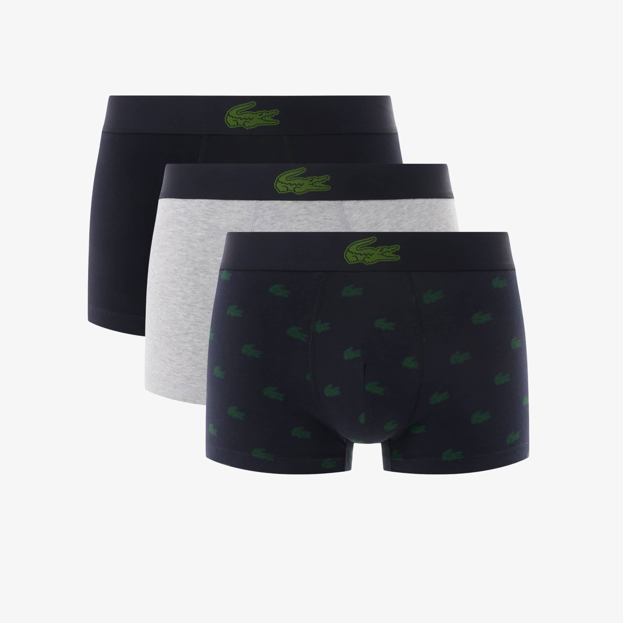 Men's 3-Pack Crocodile Print Trunks - Underwear & Loungewear - New
