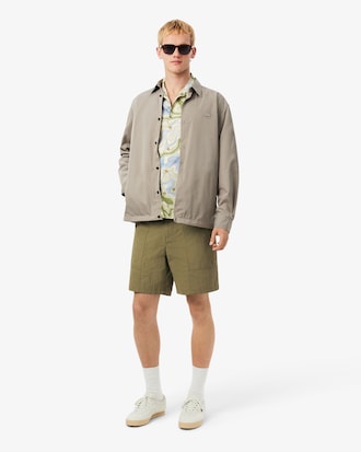 Shorts De Nailon Resistentes Al Viento Y Al Agua.